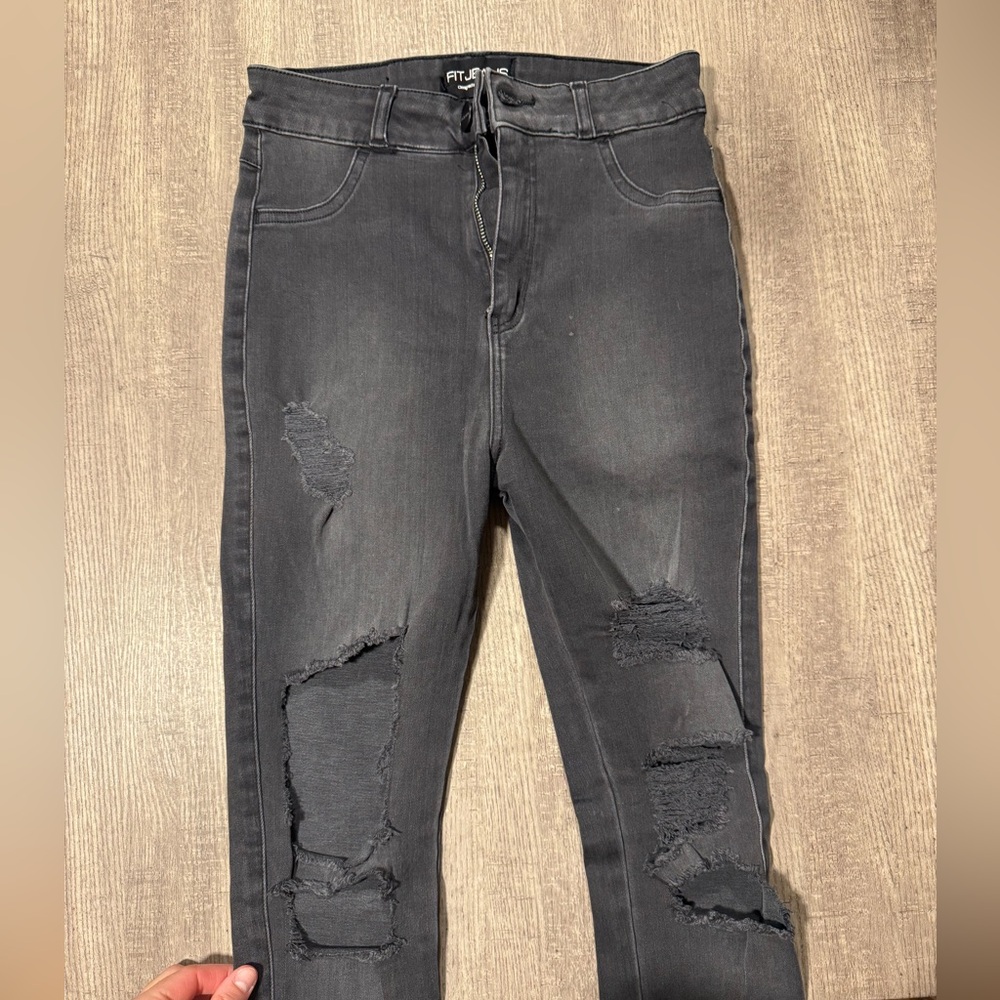 FITJEANS regular super Ripped Highwaisted